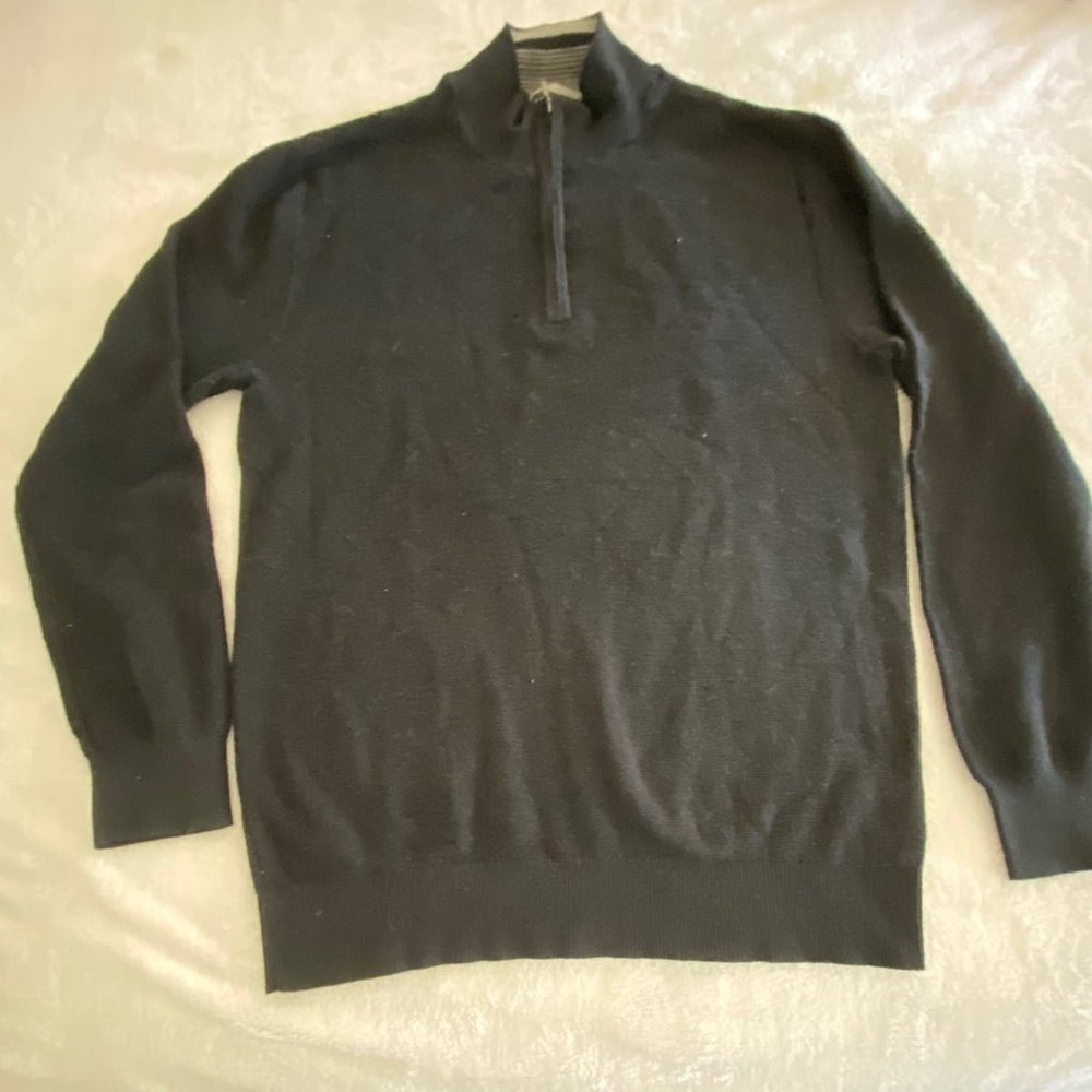 Claiborne Half Zip Sweater - Large